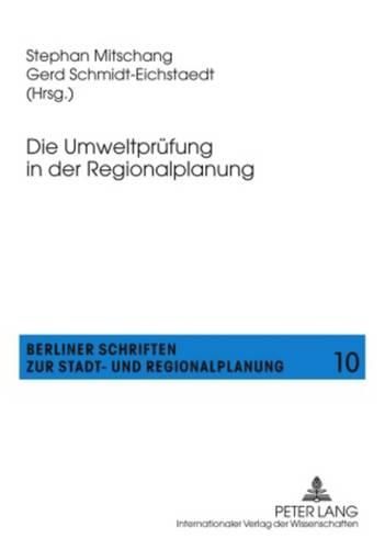 Cover image for Die Umweltpruefung in Der Regionalplanung: Eine Handlungsanleitung