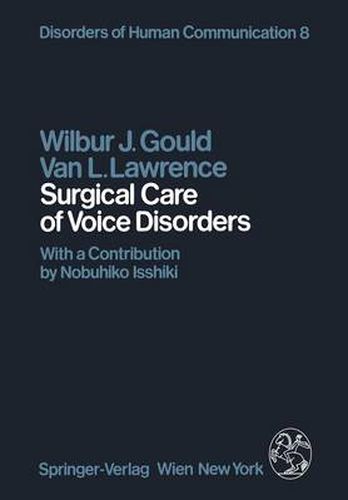 Cover image for Surgical Care of Voice Disorders