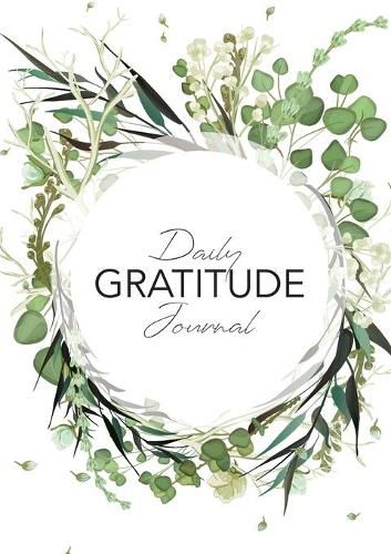 Cover image for Daily Gratitude Journal: (Green Leaves Wreath) A 52-Week Guide to Becoming Grateful