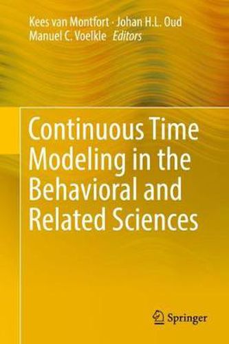 Cover image for Continuous Time Modeling in the Behavioral and Related Sciences