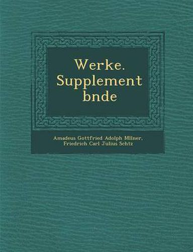 Cover image for Werke. Supplementb Nde