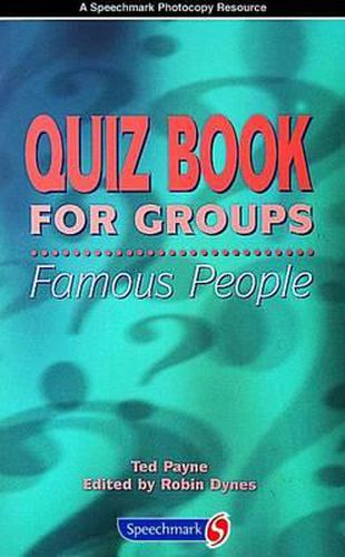 Cover image for Quiz Book for Groups: Famous People