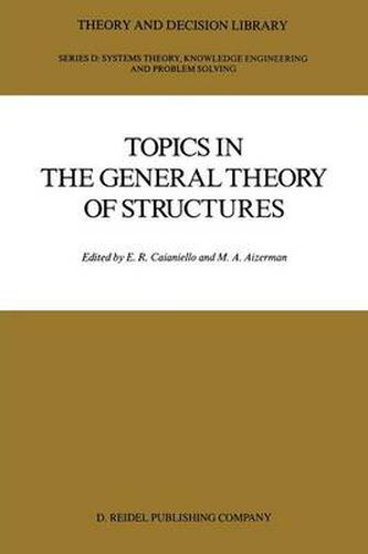 Cover image for Topics in the General Theory of Structures