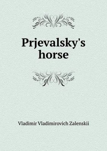 Cover image for Prjevalsky's horse