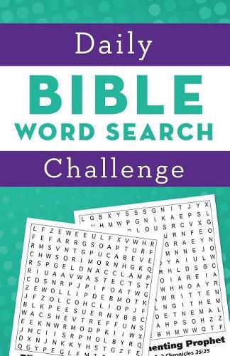 Cover image for Daily Bible Word Search Challenge