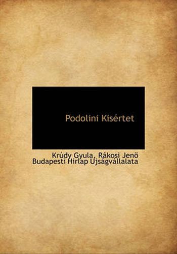 Cover image for Podolini Kis Rtet