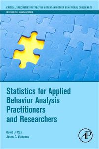 Cover image for Statistics for Applied Behavior Analysis Practitioners and Researchers