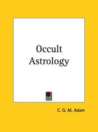 Cover image for Occult Astrology