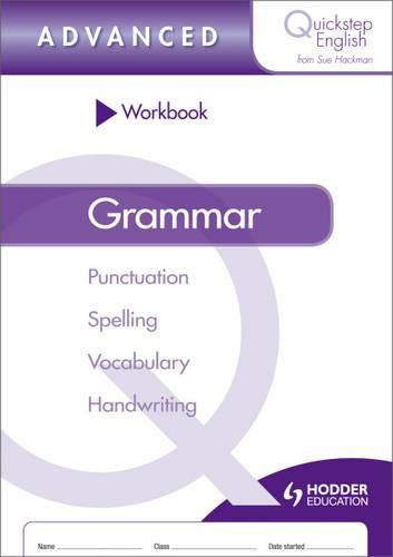 Cover image for Quickstep English Workbook Grammar Advanced Stage