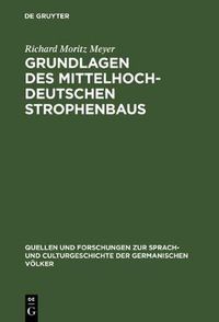 Cover image for Grundlagen des mittelhochdeutschen Strophenbaus