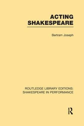 Cover image for Acting Shakespeare