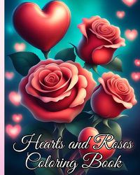 Cover image for Hearts and Roses Coloring Book