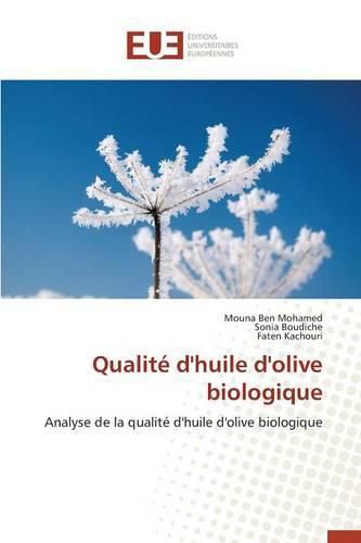 Cover image for Qualite d'Huile d'Olive Biologique