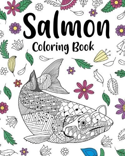 Cover image for Salmon Coloring Book
