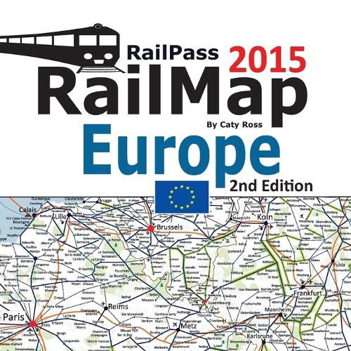 Railpass Railmap Europe: Icon Illustrated Railway Atlas of Europe Ideal for Interrail and Eurail Pass Holders