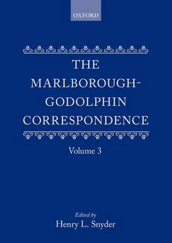 Cover image for The Marlborough-Godolphin Correspondence, Volume III