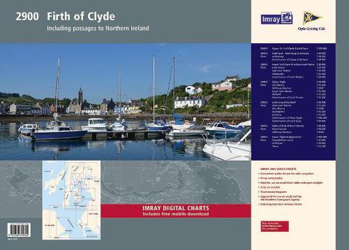 Cover image for Imray Chart Pack 2900 Firth of Clyde Chart Pack: Firth of Clyde Includes passages to Northern Ireland