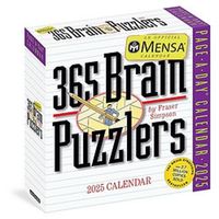 Cover image for Mensa 365 Brain Puzzlers Page-A-Day Calendar 2025