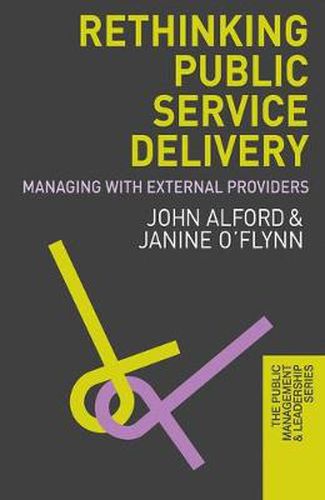 Cover image for Rethinking Public Service Delivery: Managing with External Providers