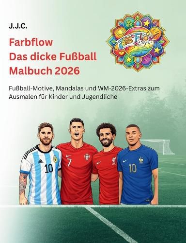 Cover image for Farbflow - Das dicke Fussball Malbuch 2026