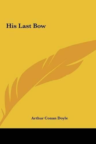 Cover image for His Last Bow