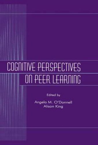 Cover image for Cognitive Perspectives on Peer Learning