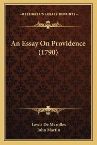 Cover image for An Essay on Providence (1790)