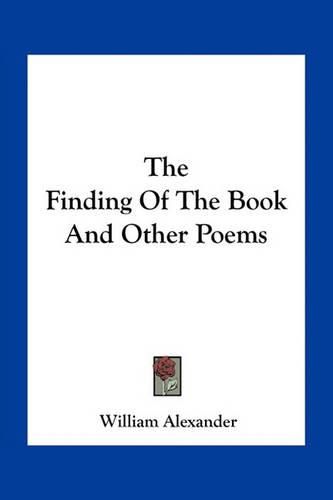 Cover image for The Finding of the Book and Other Poems