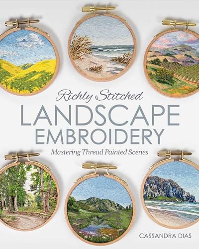 Cover image for Richly Stitched Landscape Embroidery