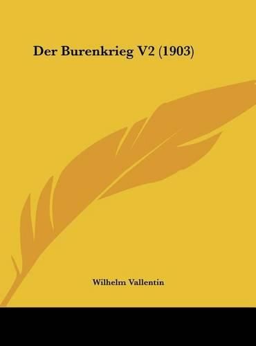 Cover image for Der Burenkrieg V2 (1903)