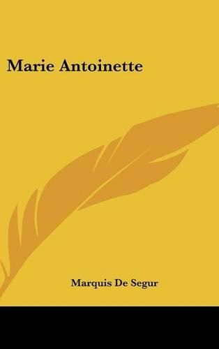 Cover image for Marie Antoinette