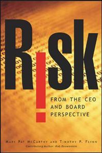 Cover image for Risk From the CEO and Board Perspective: What All Managers Need to Know About Growth in a Turbulent World