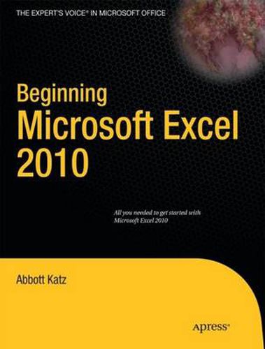 Cover image for Beginning Microsoft Excel 2010