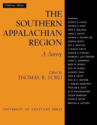 The Southern Appalachian Region: A Survey