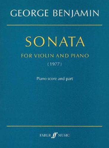 Cover image for Sonata for Violin and Piano