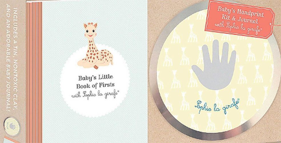 Cover image for Baby's Handprint Kit and Journal with Sophie La Girafe