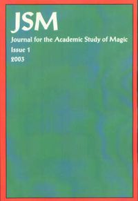 Cover image for Journal for the Academic Study of Magic, Issue 1