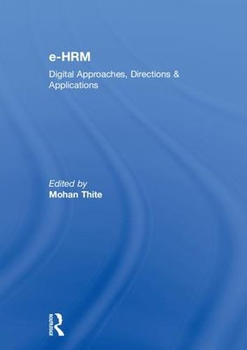 Cover image for e-HRM: Digital Approaches, Directions & Applications