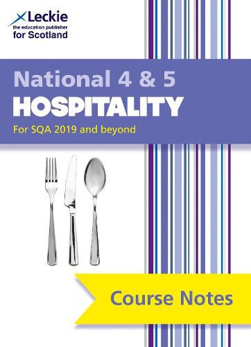 Cover image for National 4/5 Hospitality: Comprehensive Textbook to Learn Cfe Topics