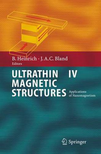 Cover image for Ultrathin Magnetic Structures IV: Applications of Nanomagnetism
