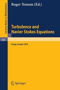 Cover image for Turbulence and Navier Stokes Equations: Proceedings