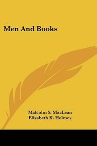 Cover image for Men and Books