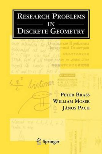 Cover image for Research Problems in Discrete Geometry