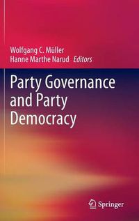 Cover image for Party Governance and Party Democracy