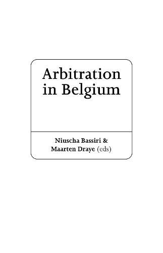 Cover image for Arbitration in Belgium: A Practitioner's Guide