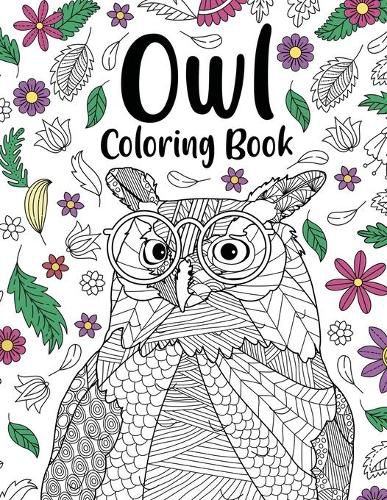 Cover image for Owl Coloring Book