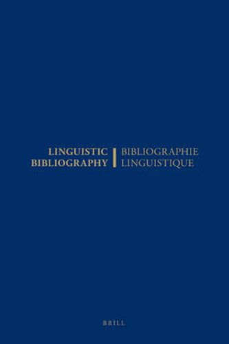 Cover image for Linguistic Bibliography for the Year 1989 / Bibliographie Linguistique de l'annee 1989: and Supplements for Previous Years / et complement des annees precedentes