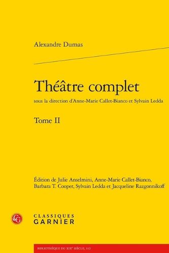 Cover image for Theatre Complet - Tome II