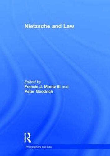 Cover image for Nietzsche and Law