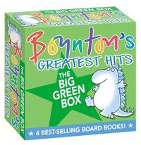 Cover image for Boynton's Greatest Hits the Big Green Box: Happy Hippo, Angry Duck; But Not the Armadillo; Dinosaur Dance!; Are You a Cow?